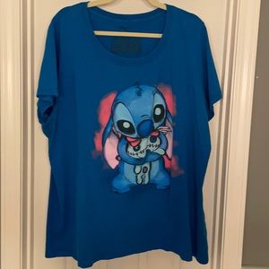 Disney Store Stitch and Scrump 4XL Tee